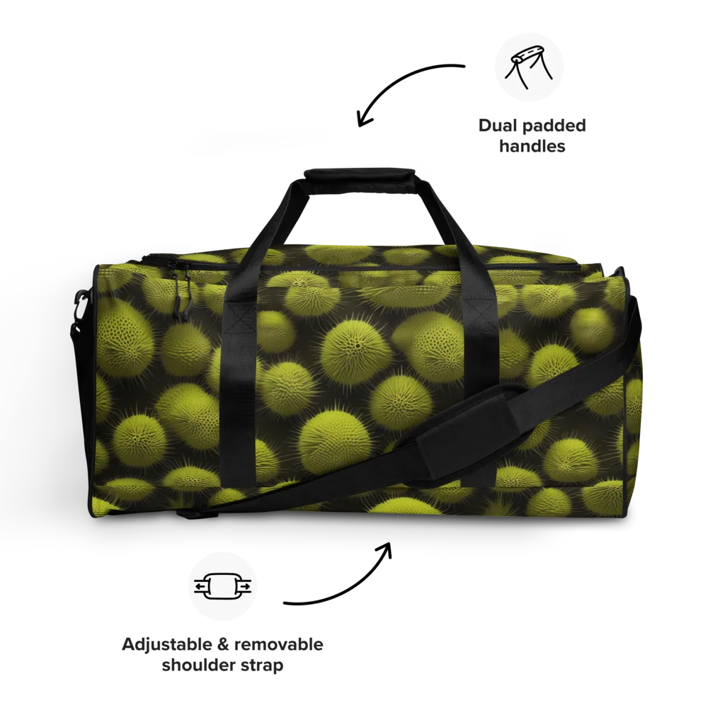 Lime Thorn on Duffle Bag — Front