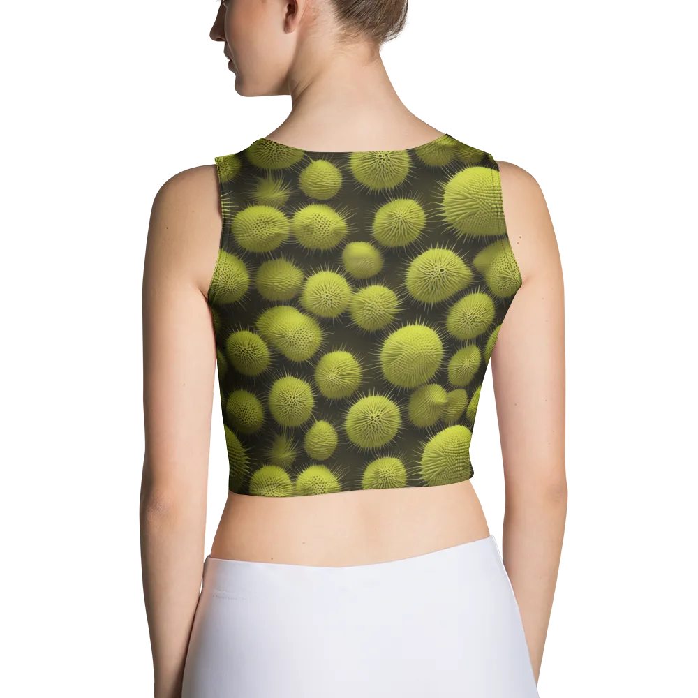 Lime Thorn on Crop Top — Back