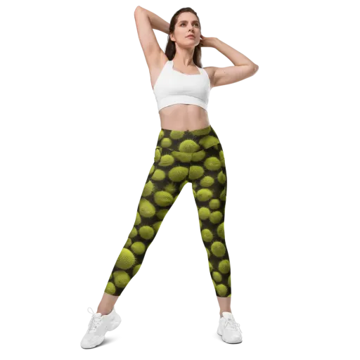 Lime Thorn on a Leggings with Pockets