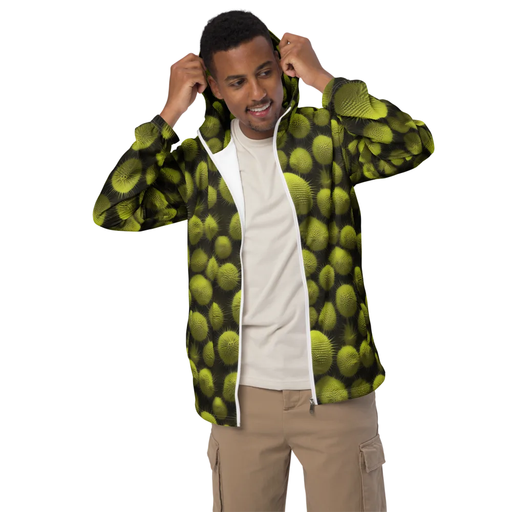 Lime Thorn on Men's Windbreaker — Front