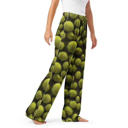 Lime Thorn on a Women's Pajama Pants