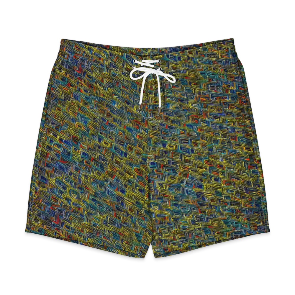 Static Safari on Men's Board Shorts — Front
