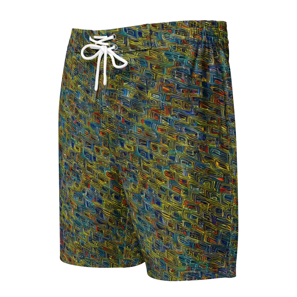 Static Safari on Men's Board Shorts — Front