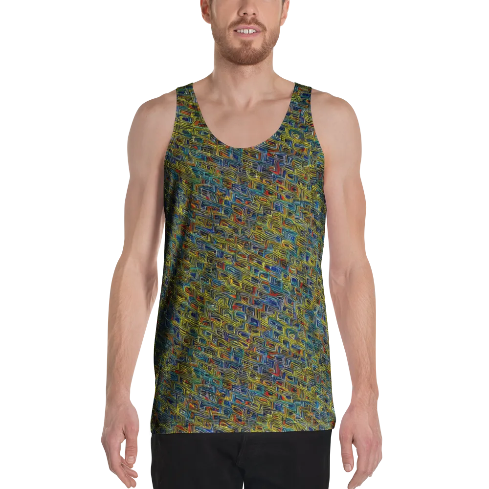 Static Safari on Men's Tank Top — Front