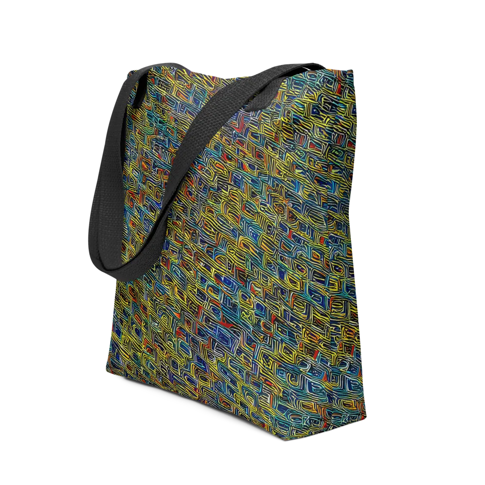 Static Safari on Tote Bag — Front