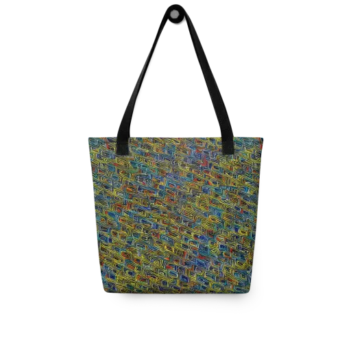 Static Safari on a Tote Bag