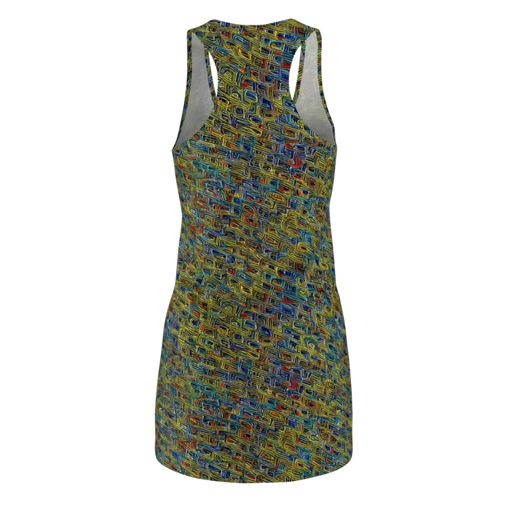 Static Safari on Racerback Dress — Back