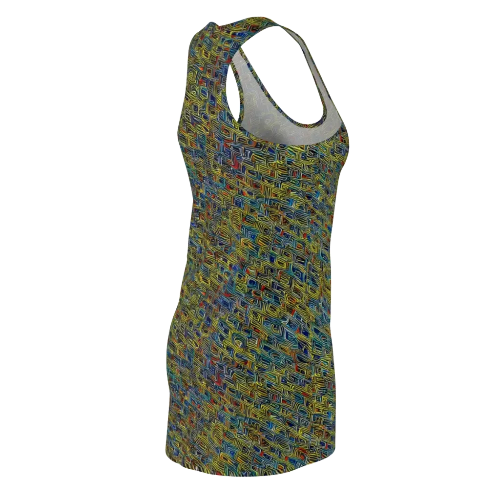 Static Safari on Racerback Dress — Back Side