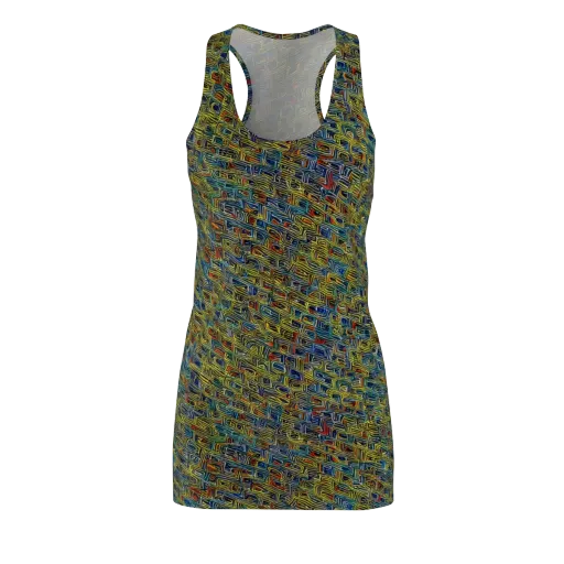 Static Safari on a Racerback Dress