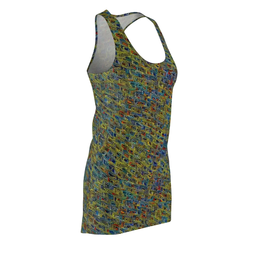 Static Safari on Racerback Dress — Front Side