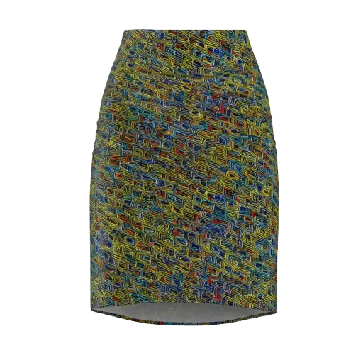 Static Safari on a Pencil Skirt