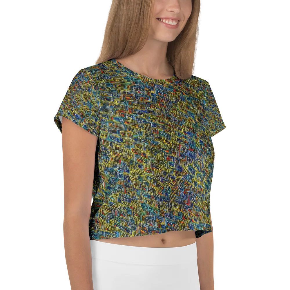 Static Safari on Crop Tee — Right