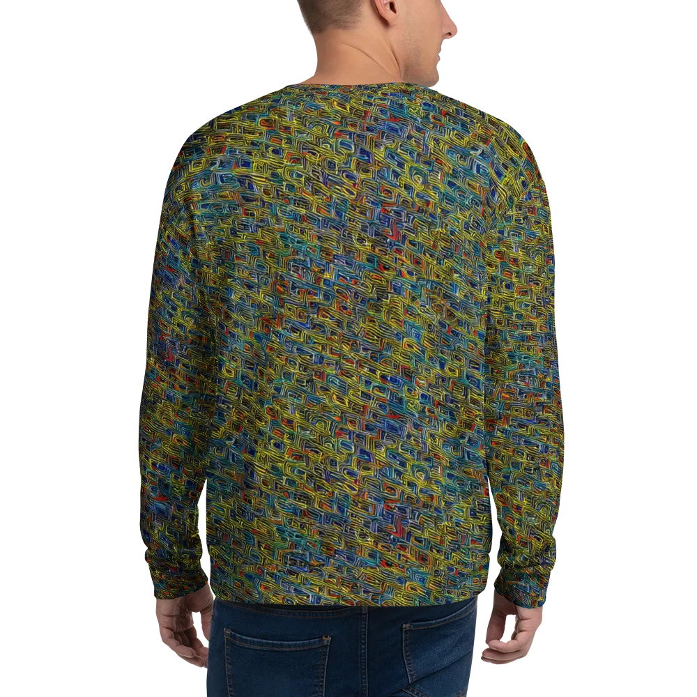 Static Safari on Sweatshirt — Back