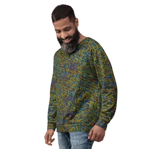 Static Safari on a Sweatshirt