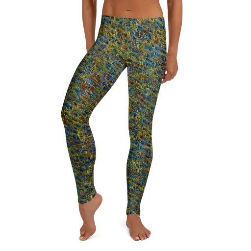 Static Safari on a Leggings