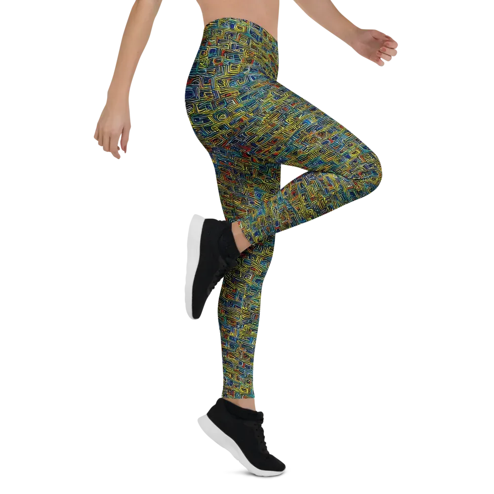 Static Safari on Leggings — Right