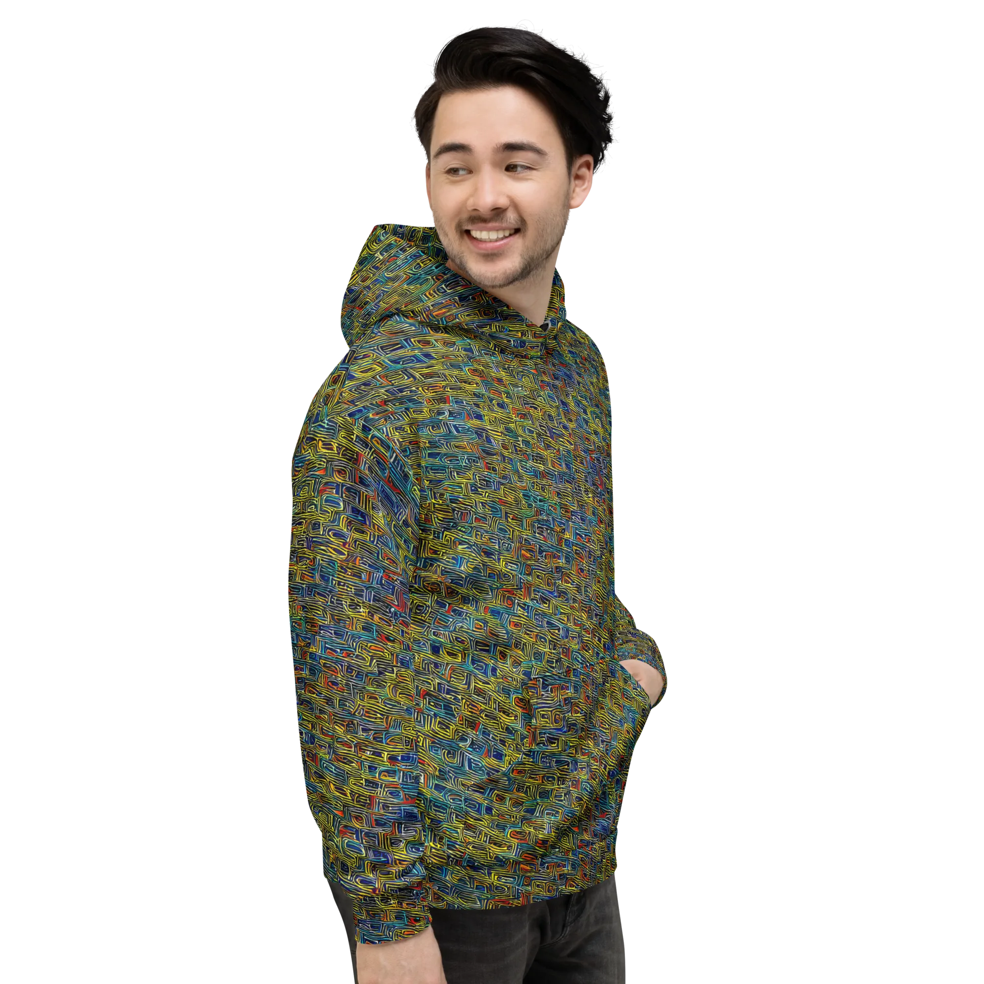 Static Safari on Hoodie — Right