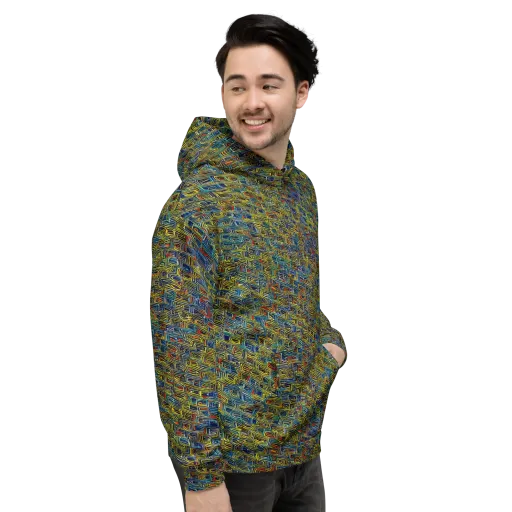 Static Safari on a Hoodie