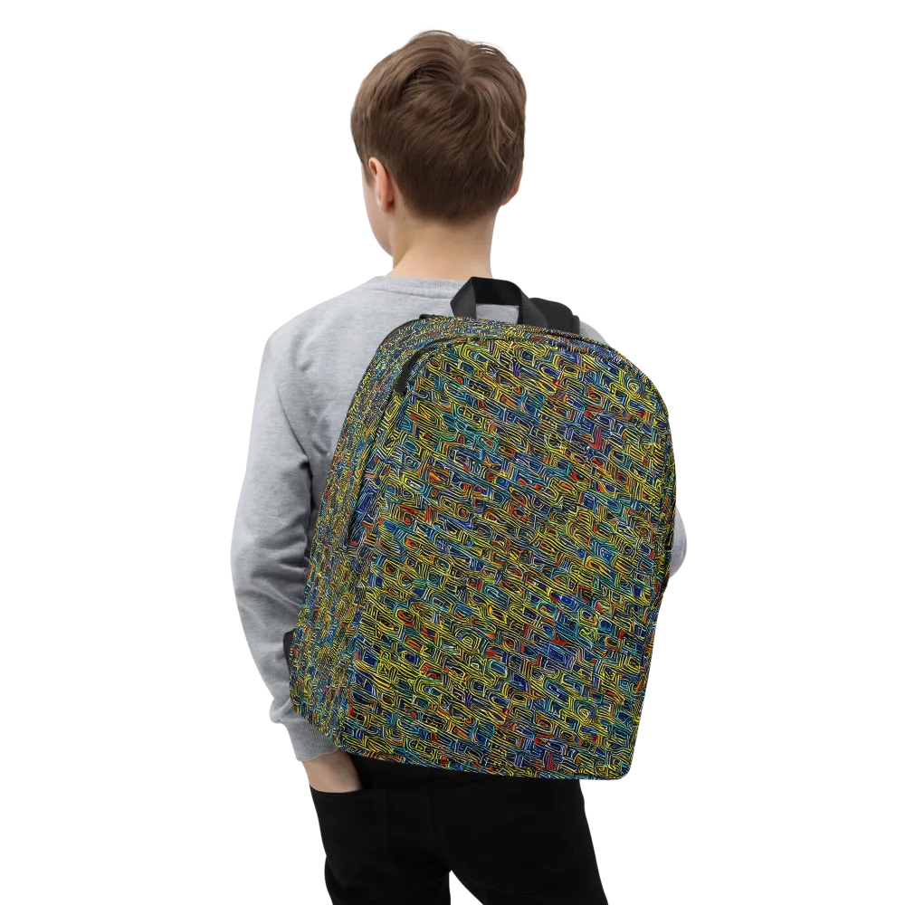 Static Safari on Minimalist Backpack — Zoomed-in
