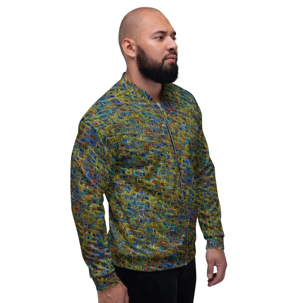 Static Safari on Bomber Jacket — Right