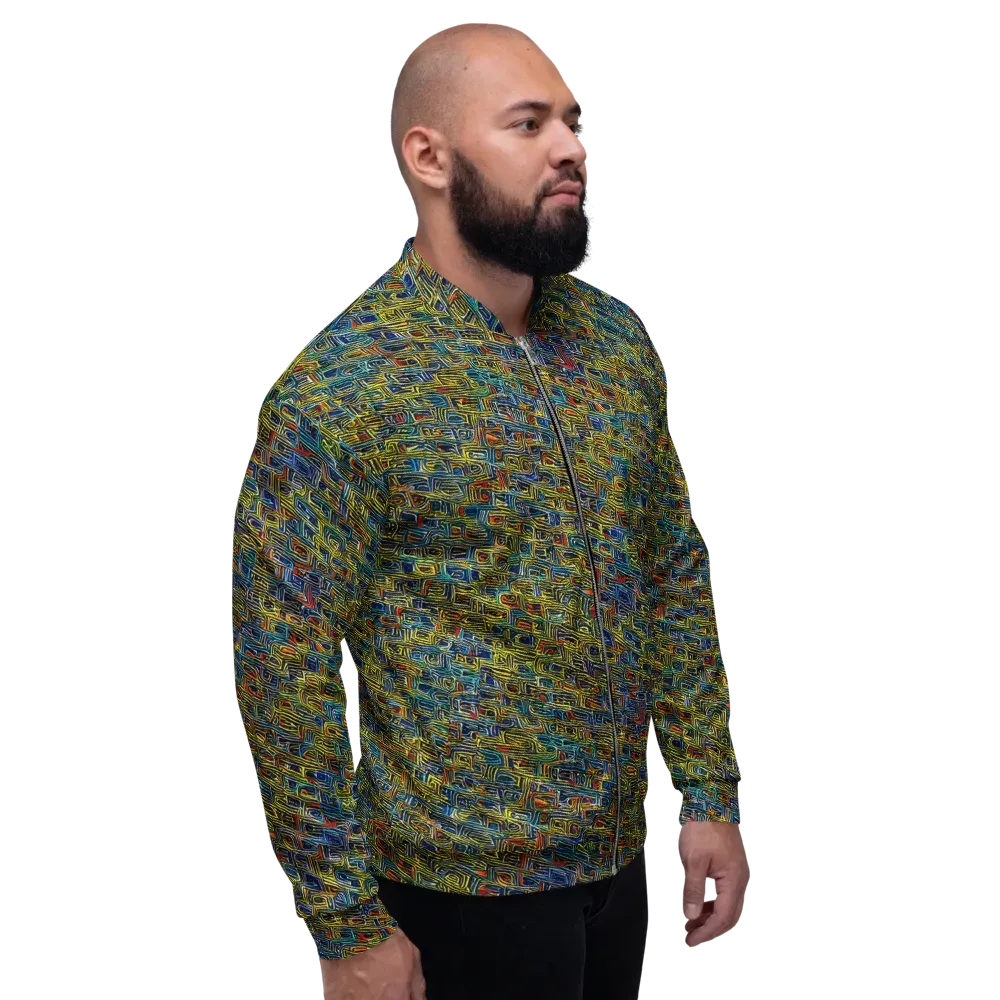 Static Safari on Bomber Jacket — Right