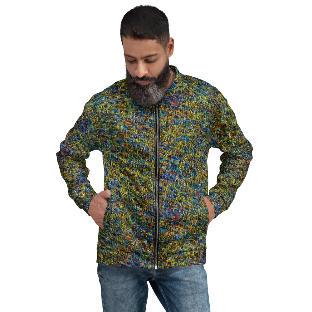 Static Safari on Bomber Jacket — Front