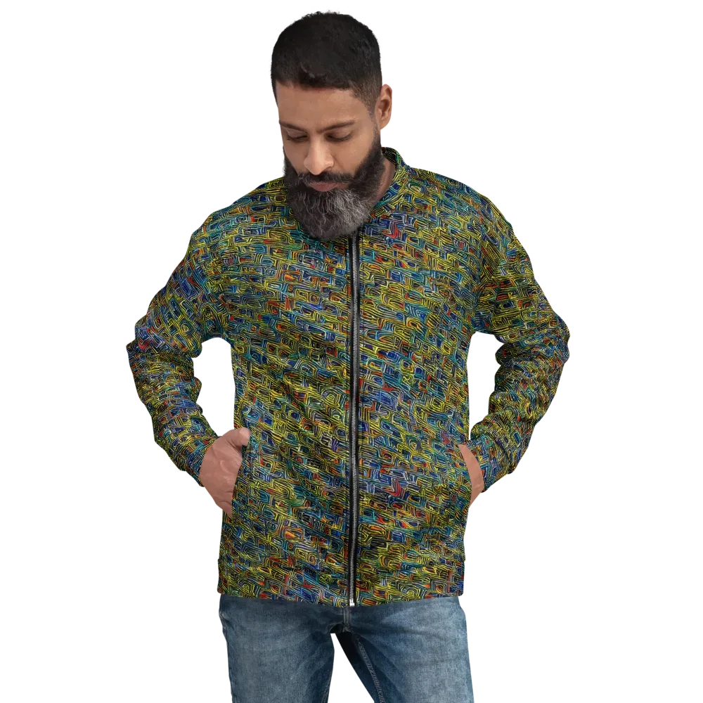 Static Safari on Bomber Jacket — Front