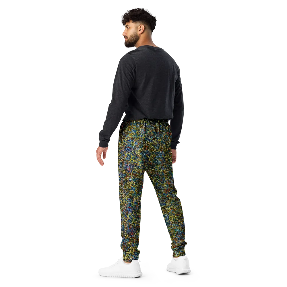 Static Safari on Men's Joggers — Back