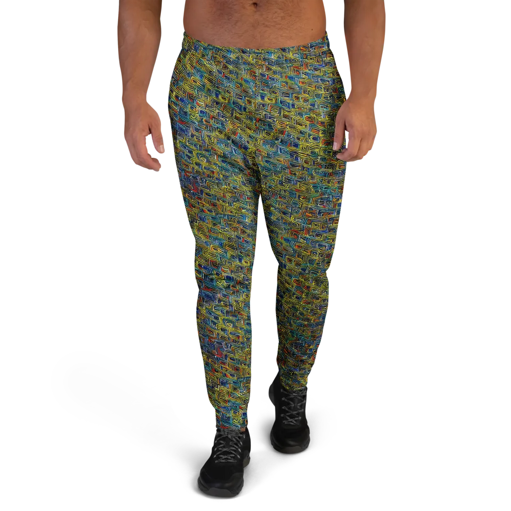 Static Safari on Men's Joggers — Front