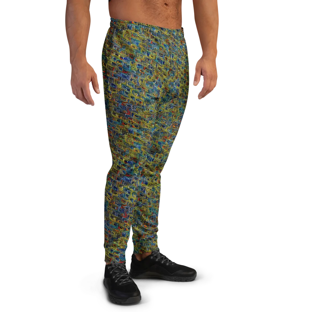 Static Safari on Men's Joggers — Right