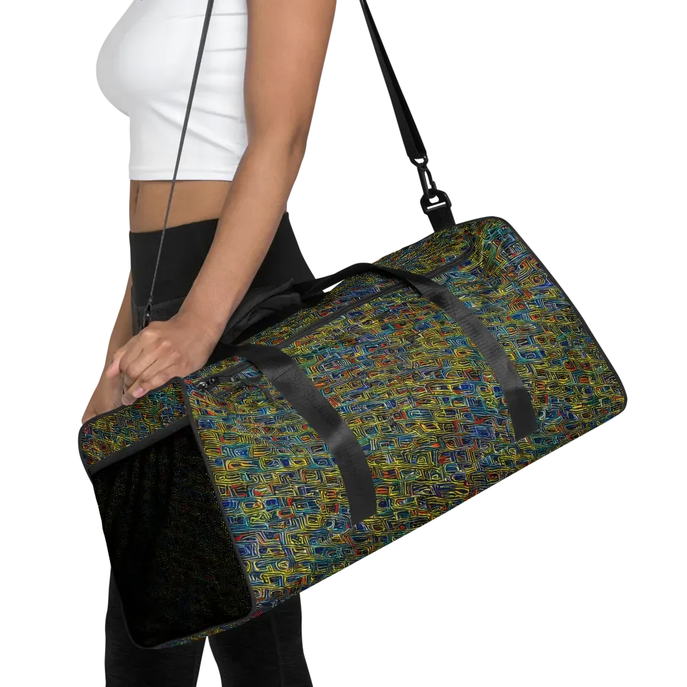 Static Safari on Duffle Bag — Front