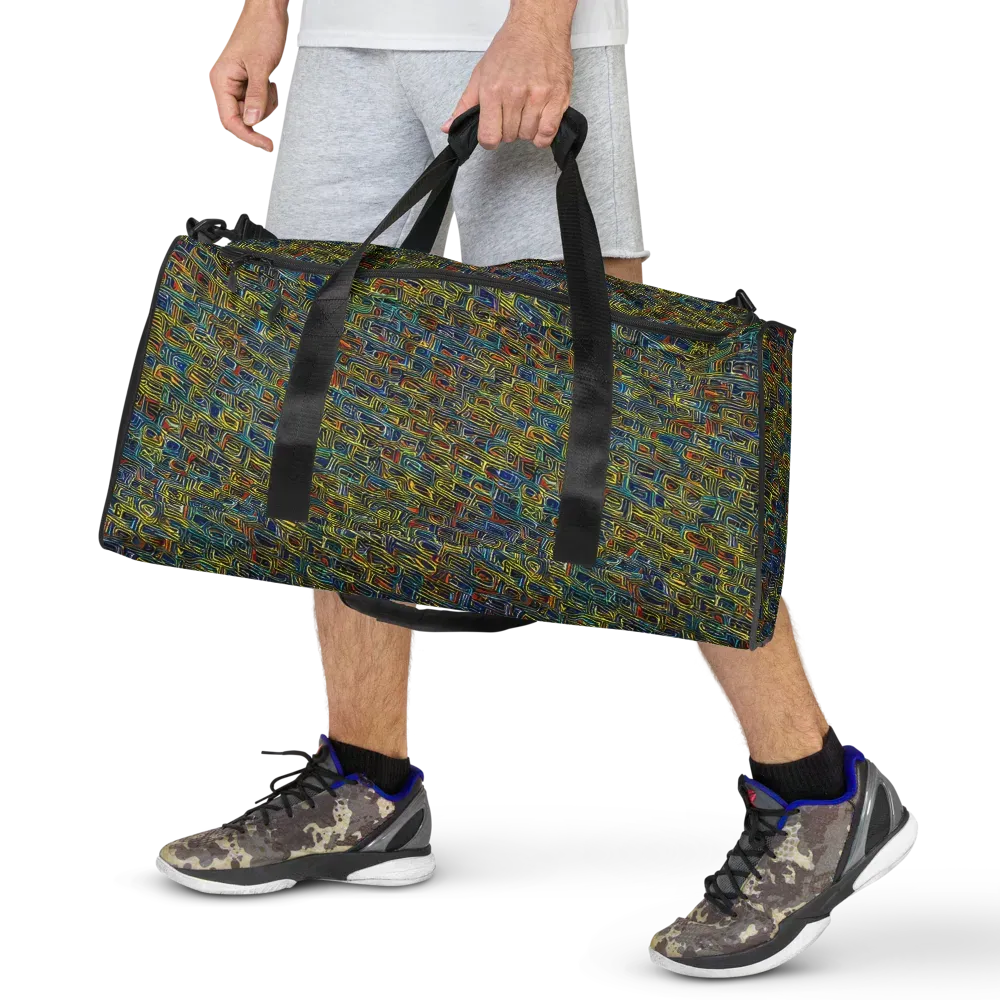 Static Safari on Duffle Bag — Front
