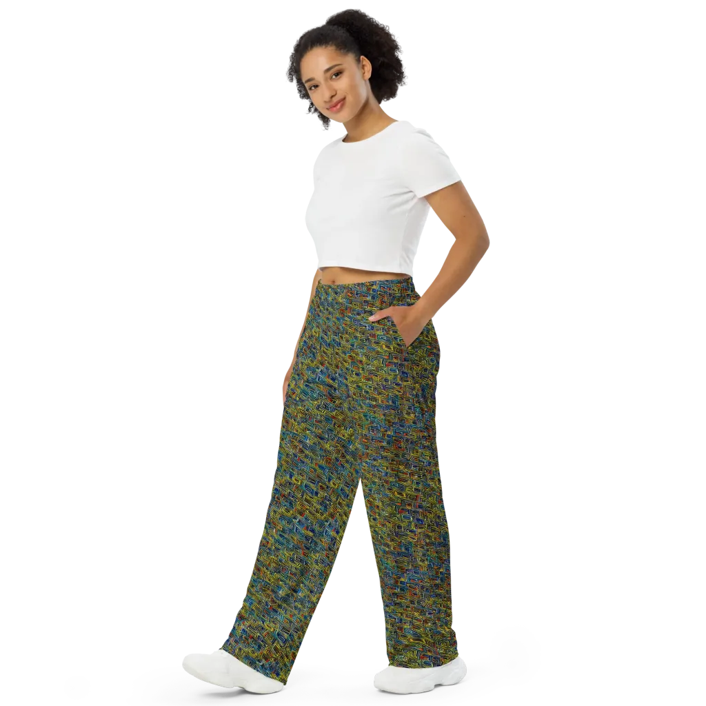 Static Safari on Wide-Leg Pants — Left Front