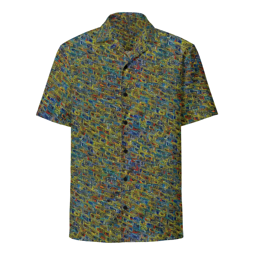Static Safari on Button Shirt — Front