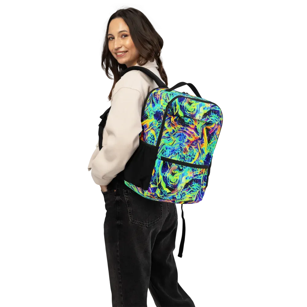 Sonic Aurora on Utility Backpack — Back