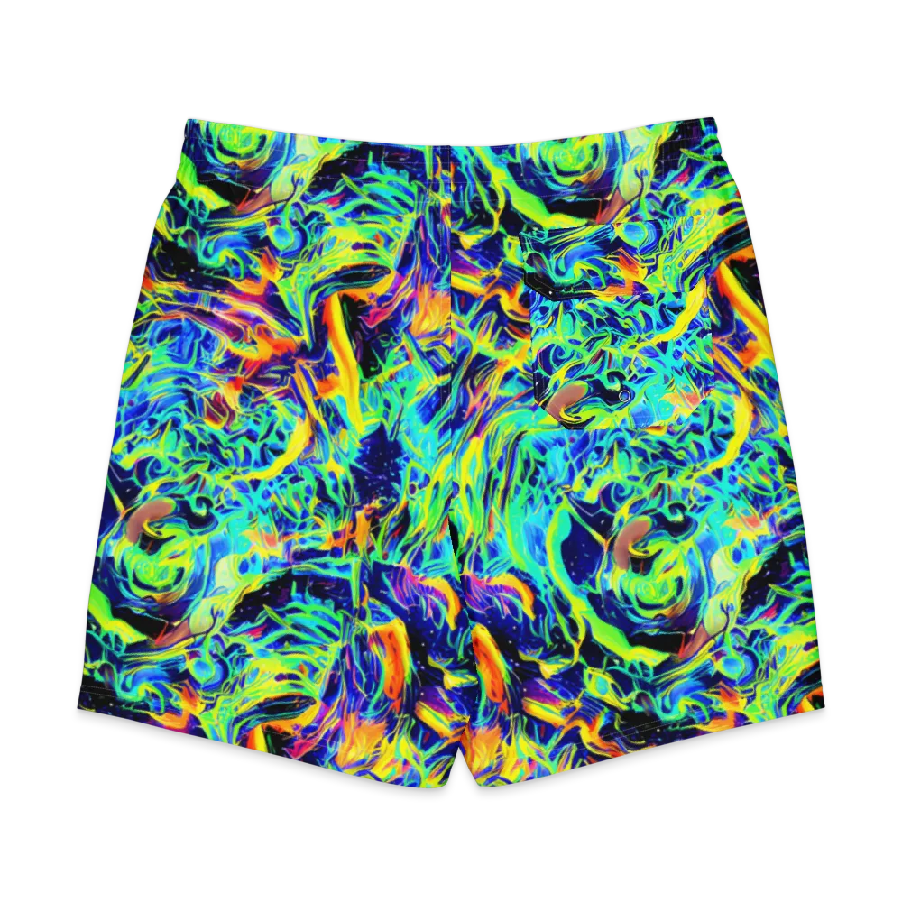 Sonic Aurora on Men's Board Shorts — Back