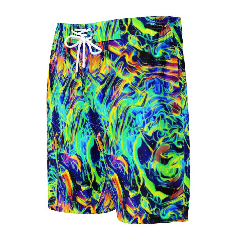 Sonic Aurora on Men's Board Shorts — Front