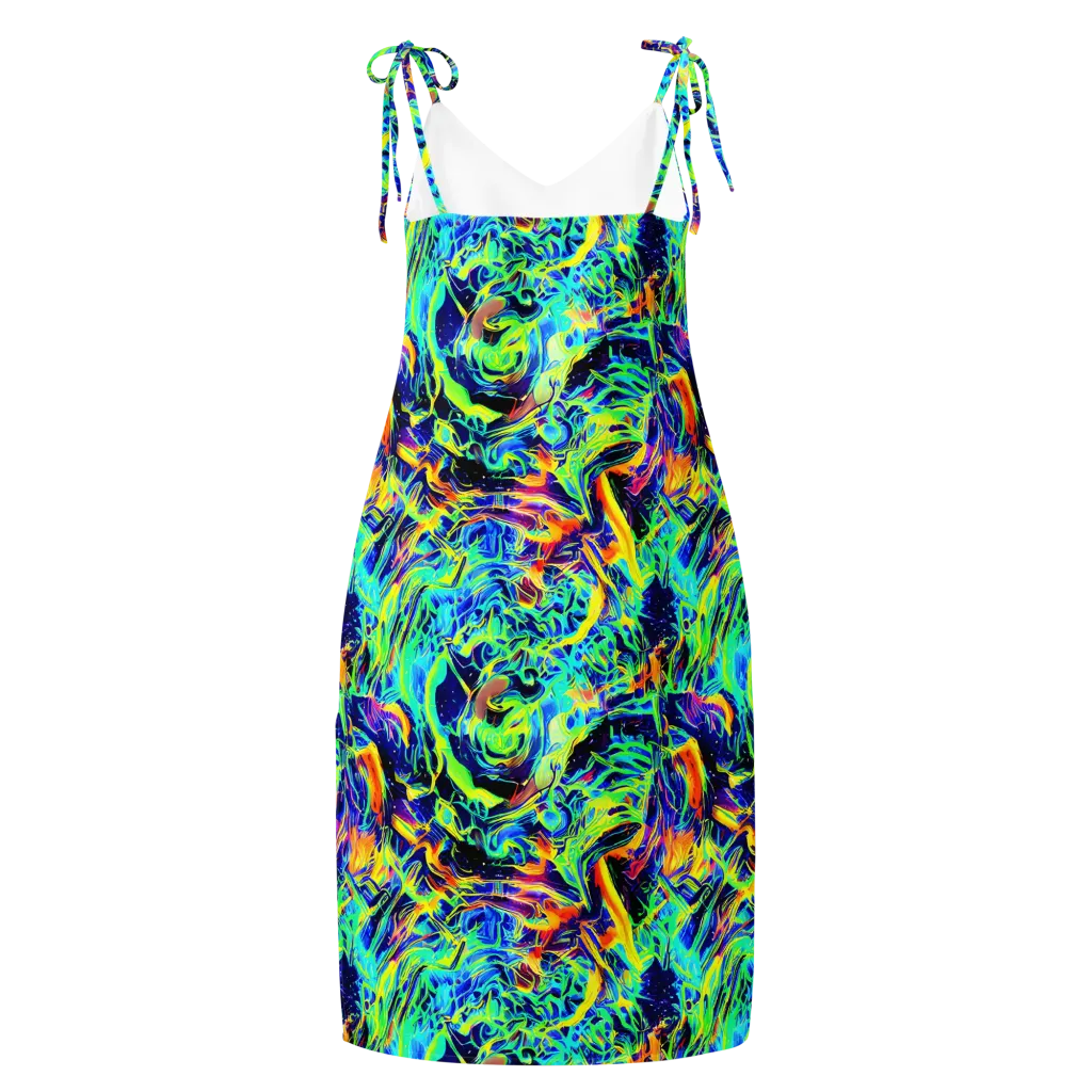 Sonic Aurora on Slip Dress — Back