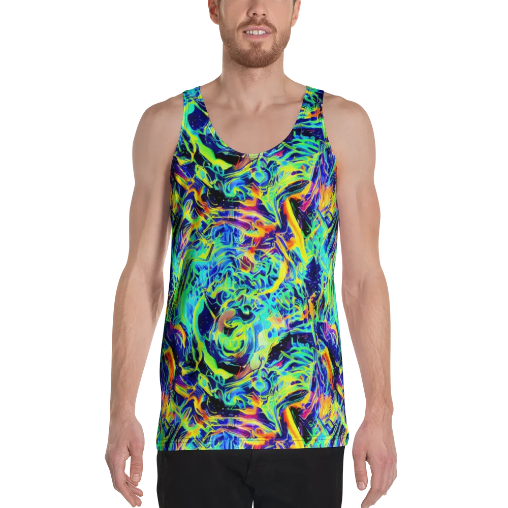 Sonic Aurora on Men's Tank Top — Front