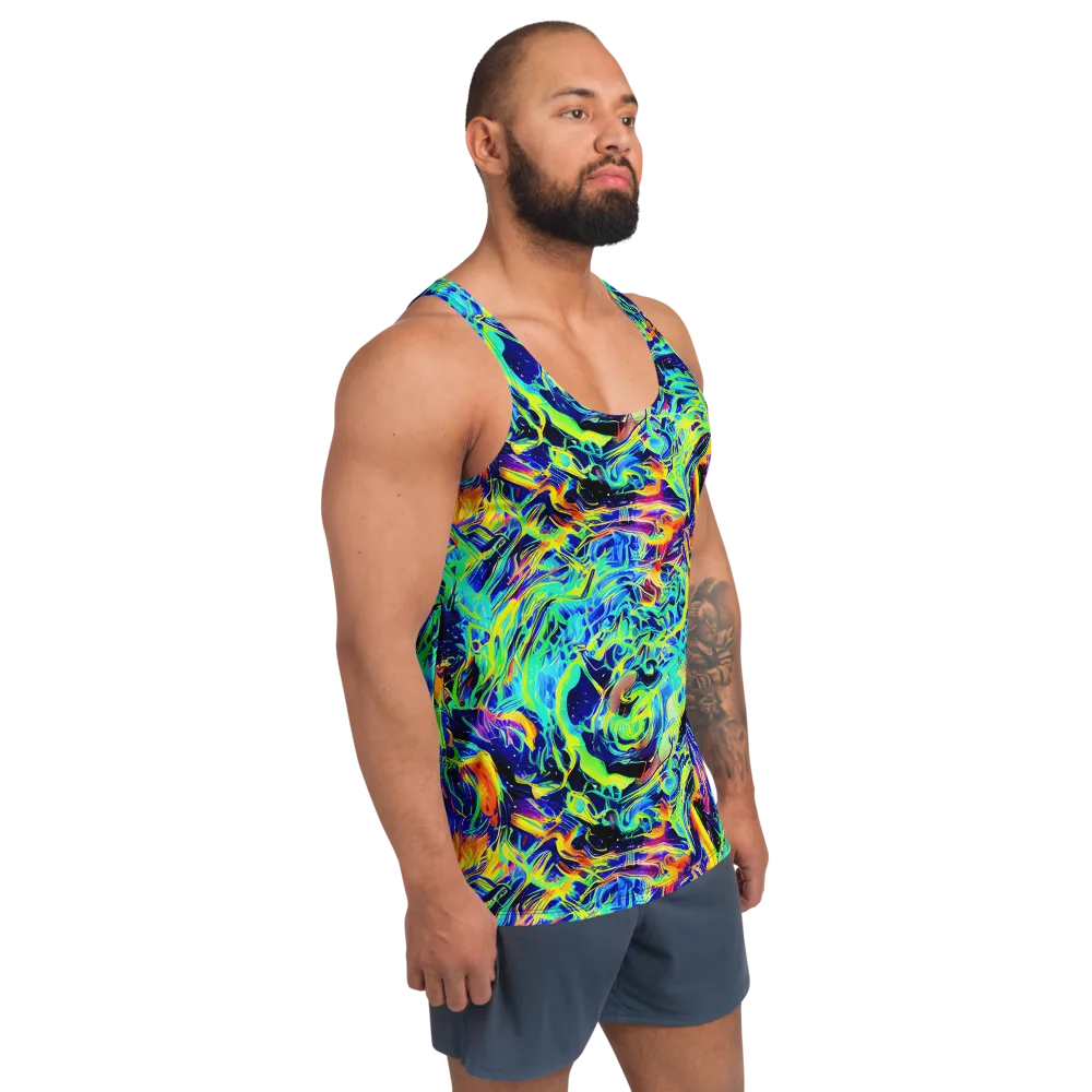 Sonic Aurora on Men's Tank Top — Right Front
