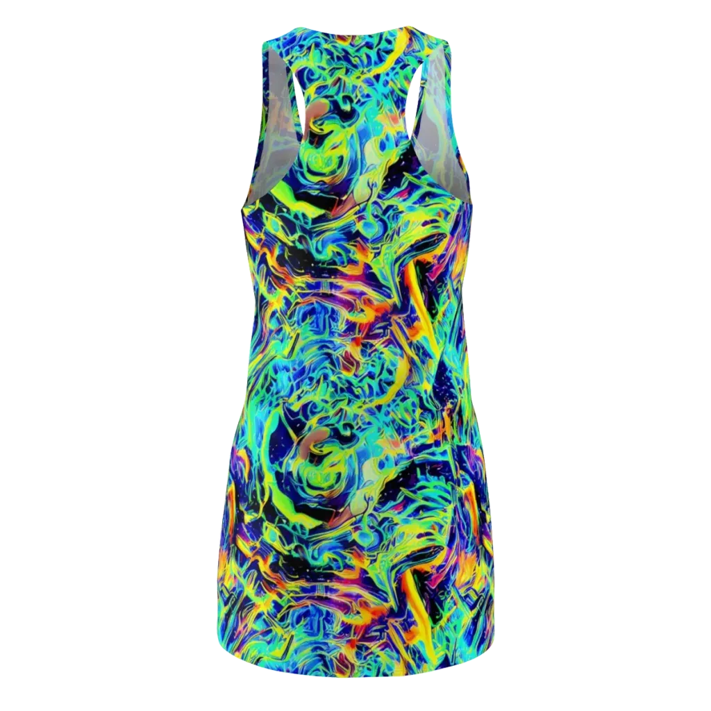 Sonic Aurora on Racerback Dress — Back