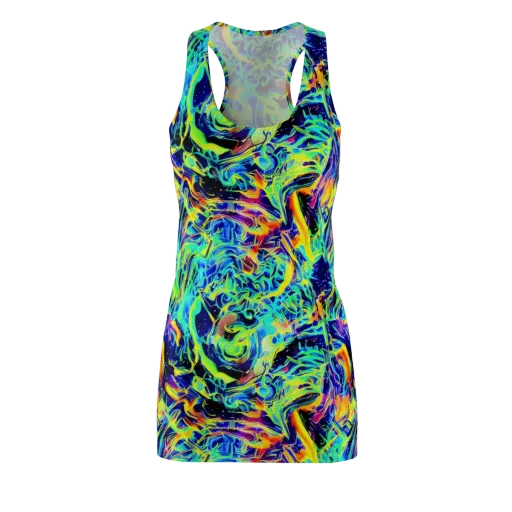 Sonic Aurora on a Racerback Dress