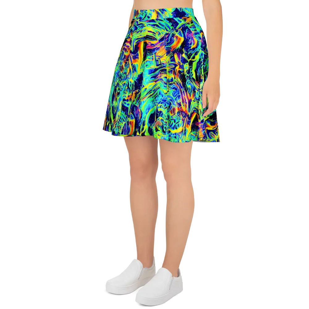 Sonic Aurora on Skater Skirt — Left