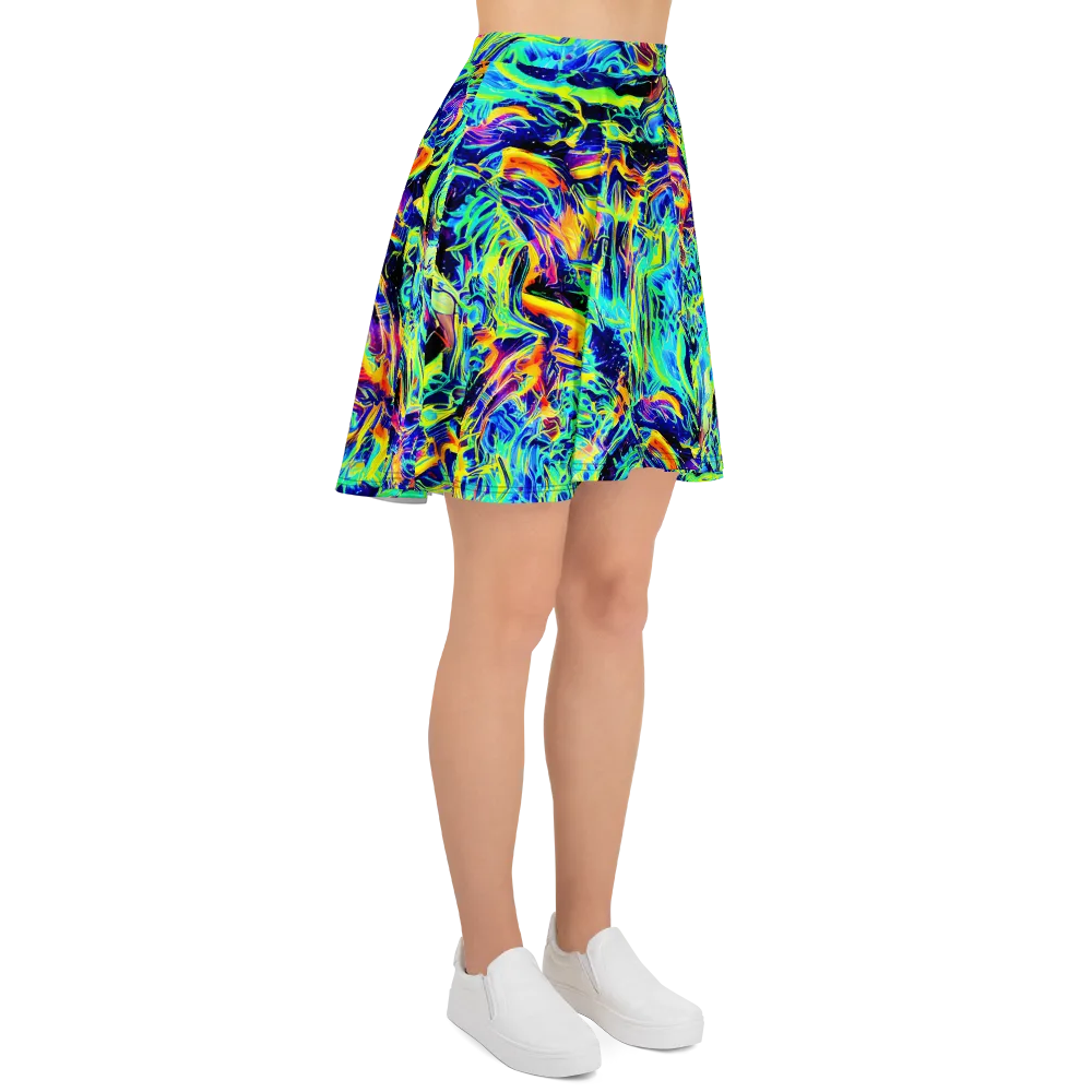 Sonic Aurora on Skater Skirt — Right