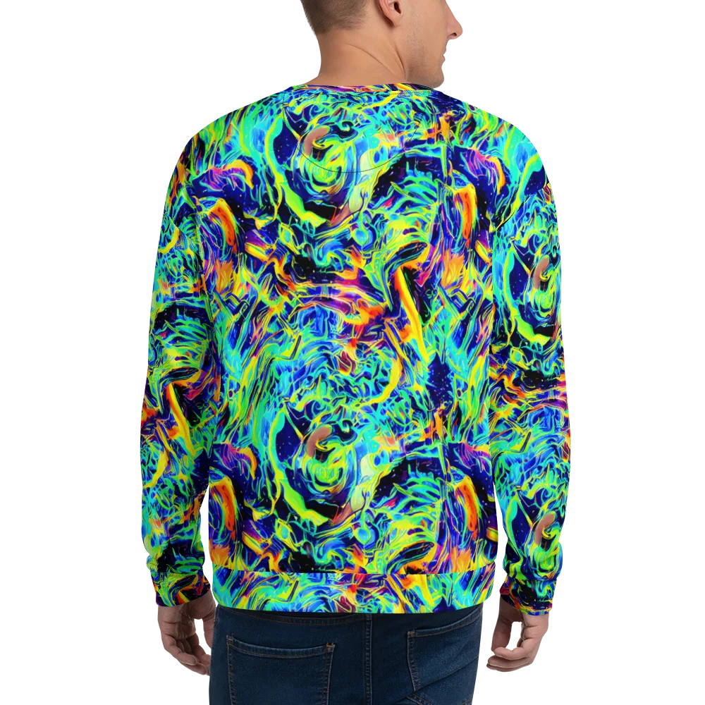 Sonic Aurora on Sweatshirt — Back