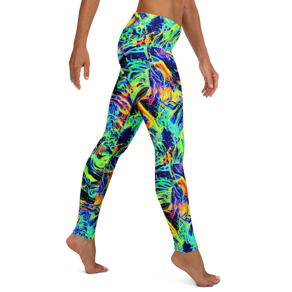 Sonic Aurora on Leggings — Right