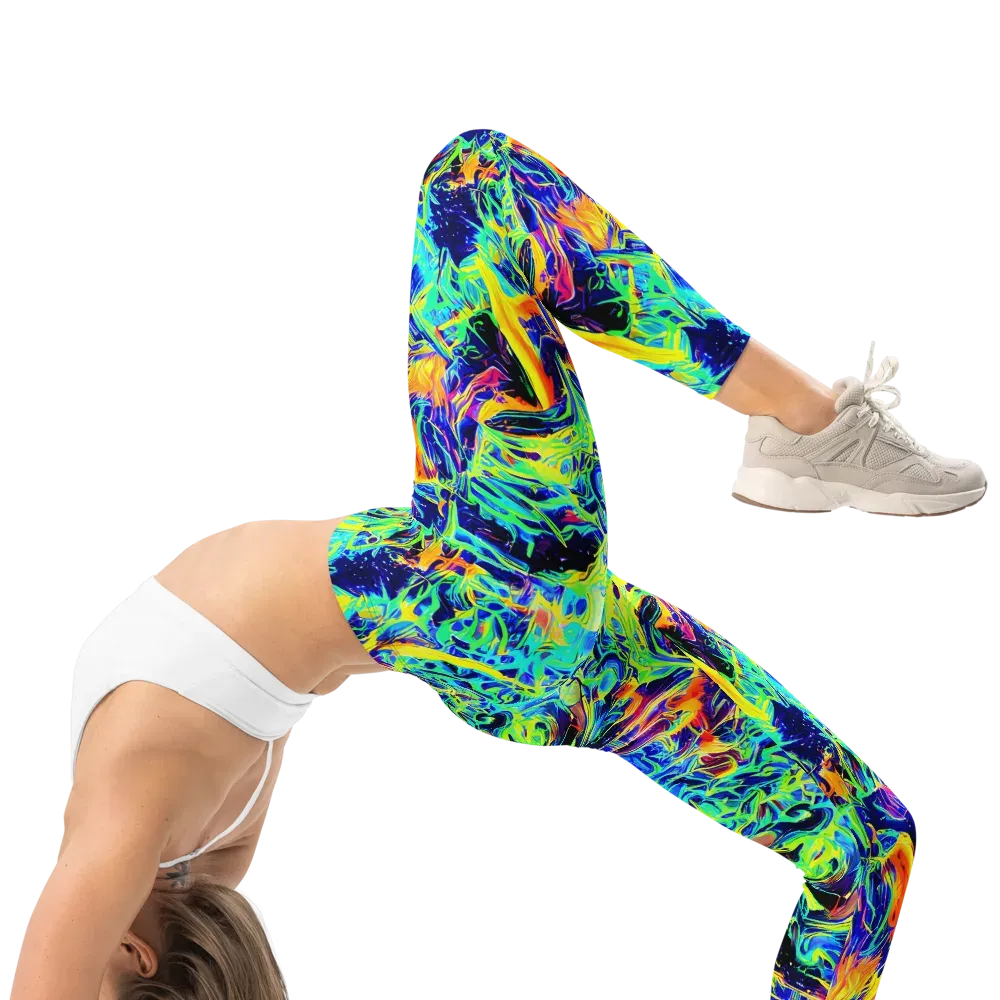 Sonic Aurora on Leggings — Right