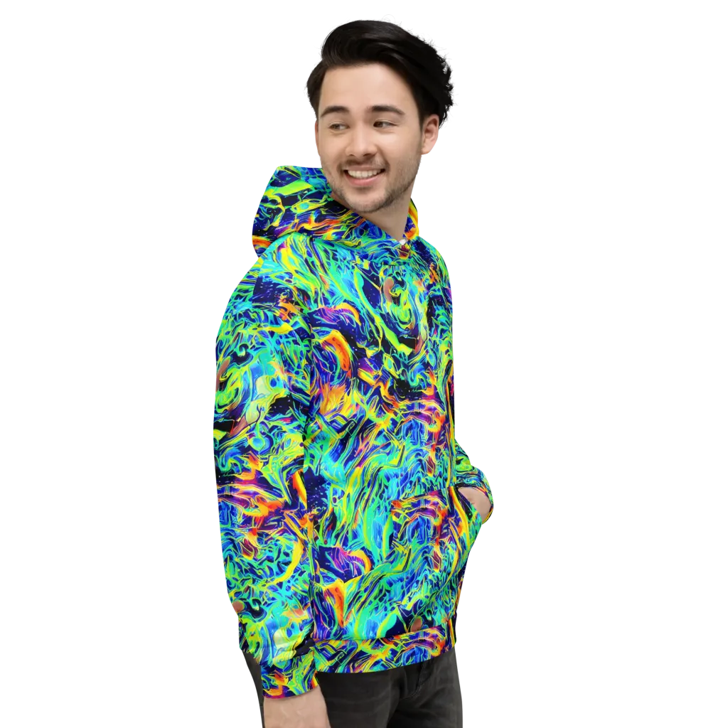 Sonic Aurora on Hoodie — Right