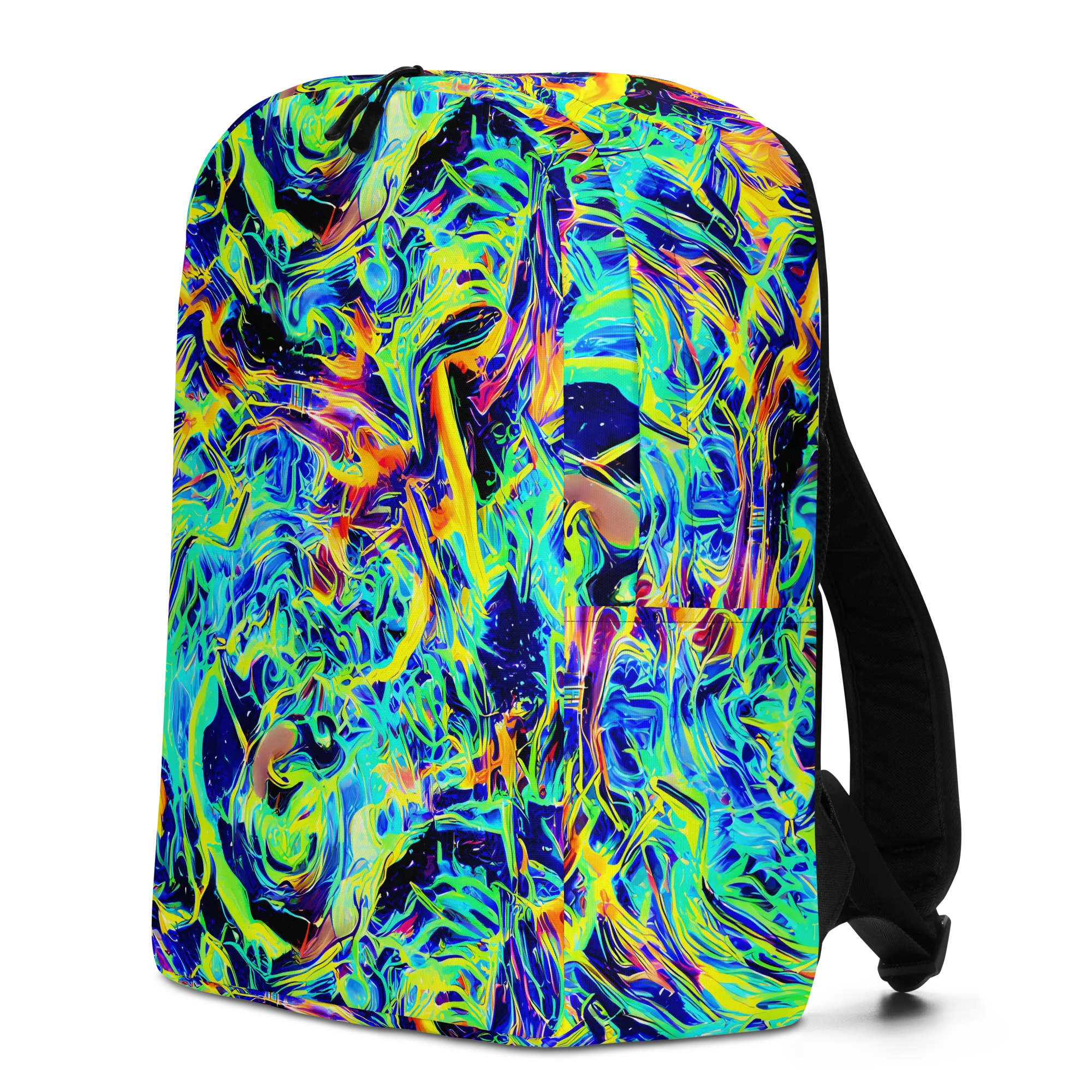 Sonic Aurora on Minimalist Backpack — Left