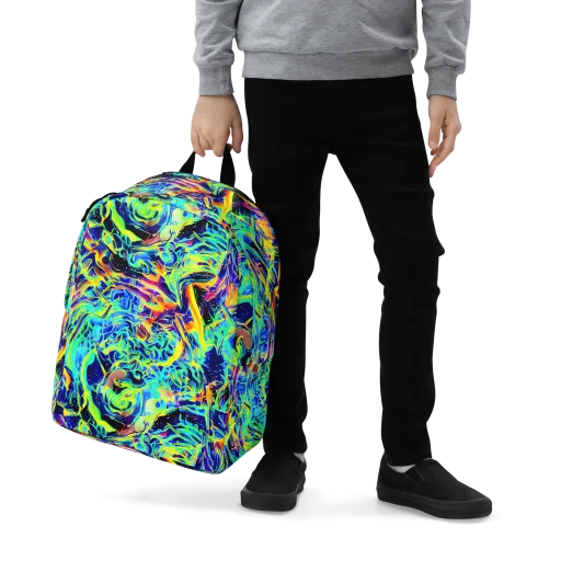 Sonic Aurora on a Minimalist Backpack